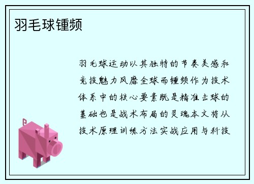 羽毛球锺频